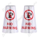 Traffic Cone Collars - No Parking Reflective Traffic Cone Sleeve